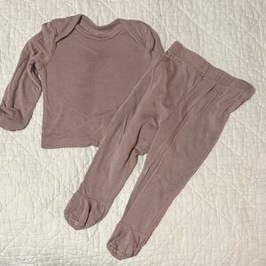 Solly Baby Sleeper Set Mauve - 0-3mo